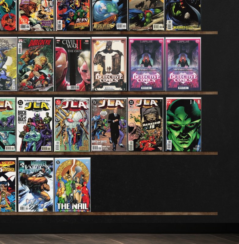 Huge Lot 140+ Comics with Martian Manhunter, Jla & More!