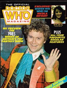 1985 Doctor Who #96 ~~ Marvel Magazine Dr. Who / Preview of 1985 Show ~ WH
