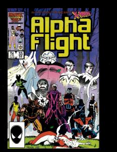 15 Alpha Flight Comics #25 26 27 28 29 30 31 32 33 34 35 36 37 89 Annual #1 JF4