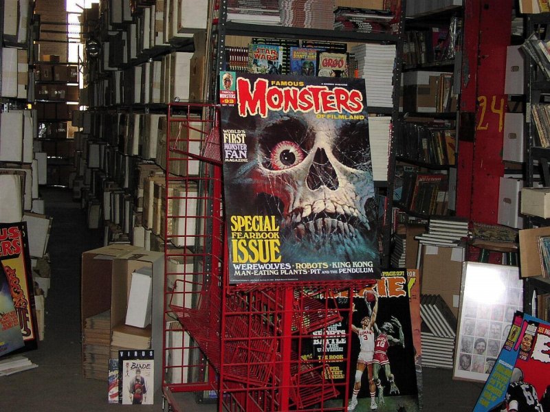 FAMOUS MONSTERS 93  FEAR DEATH ORIGINAL WARREN WAREHOUSE POSTER VF classic cover 