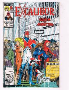 Excalibur #8 VF/NM Marvel Comics Comic Book X-Men May 1989 DE46