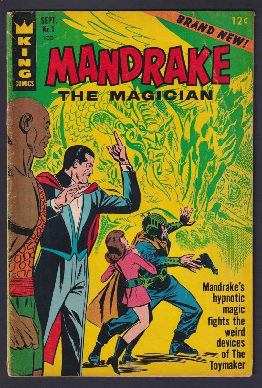 Mandrake the Magician #1 5.0 VG/FN King Comic - Sep 1966