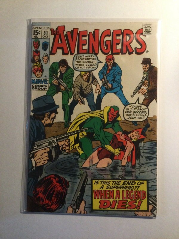 Avengers 81 Very Fine Vf 8.0 Marvel