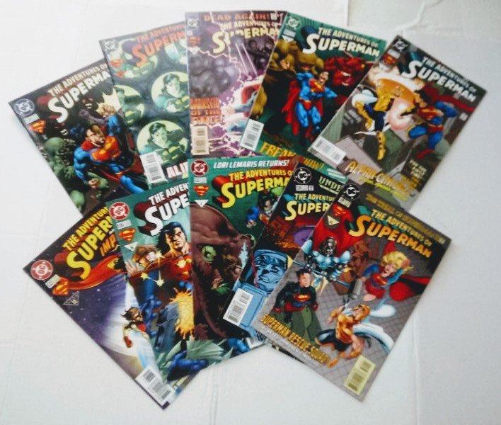 Adventures of Superman Comic Book Lot of 10  (cl#06)