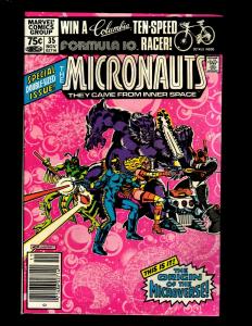 12 The Micronauts Marvel Comic Books #22 23 24 25 26 27 28 29 30 31 32 33 JF25