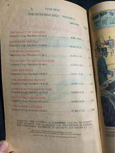 1976 STAR TREK The Enterprise Logs Volume 2 SC FN- 5.5 Golden Press