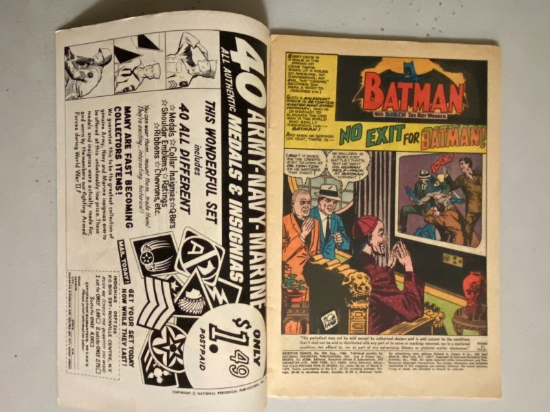 Detective Comics #354 Dr. Tzin-Tzin 4.0 (1966)