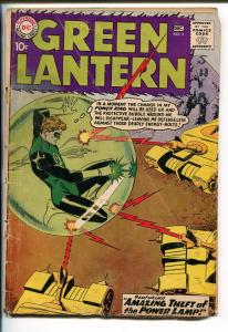 GREEN LANTERN #3-1960-DC-GIL KANE ART-good