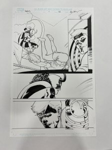 Aaron Kuder Original Art Daredevil 1 Page 22 Electra As DD Matt Murdock