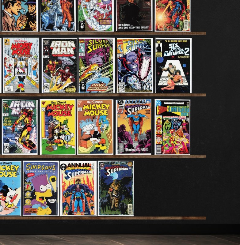 Huge Lot 130+ Comics with Mickey Mouse Adventures, Mickey Mouse & More!