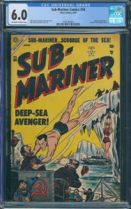 Sub-Mariner Comics #34 (Atlas, 1954) CGC 6.0