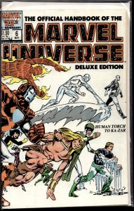 The Official Handbook of the Marvel Universe #6 (1986) Human Torch