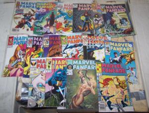 MARVEL FANFARE 1 6 8 10-16 19 28 33 46  55 57 60 1982-XMEN FF CAP  SPIDY +MORE