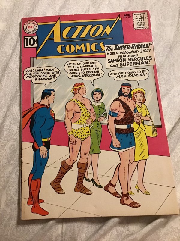 Action Comics #279 (1961) Atlas, Samson & Hercules Wow! High-Grade VF Utah CERT!