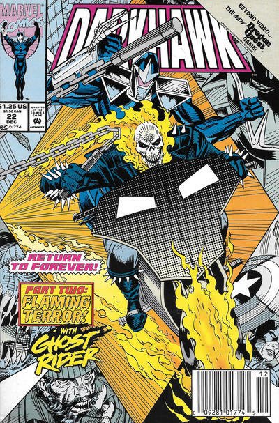 Darkhawk #22 (Newsstand) FN ; Marvel | Ghost Rider