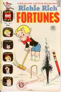 RICHIE RICH FORTUNES (1971-1982) 7 VF Nov. 1972 COMICS BOOK