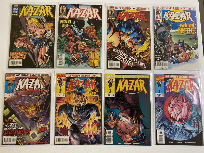 Ka-Zar lot:#1-17 + Annual 3rd Series Marvel 14 pieces 8.0 VF (1997 to 1998) 