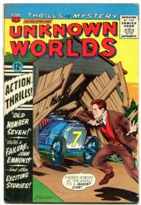 Unknown Worlds #39 1965- ACG Silver Age- Race Car cover VG-