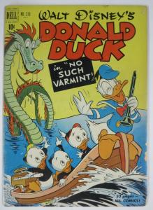 DONALD DUCK F.C. 318 March 1951  G-VG Donald Duck in No Such Varmint Barks