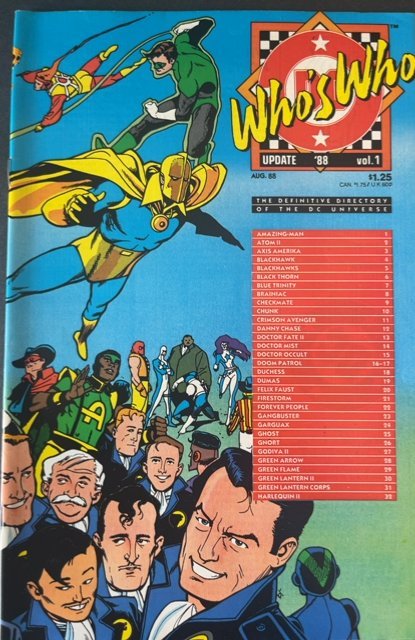 Who's Who: The Definitive Directory of the DC Universe Update '88 #...