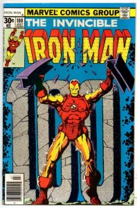 IRON MAN #100, VF+, Tony Stark, Jim Starlin, vs Mandarin 1968, more in store