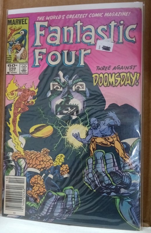 Fantastic Four #259 Newsstand Edition (1983). Ph21x3