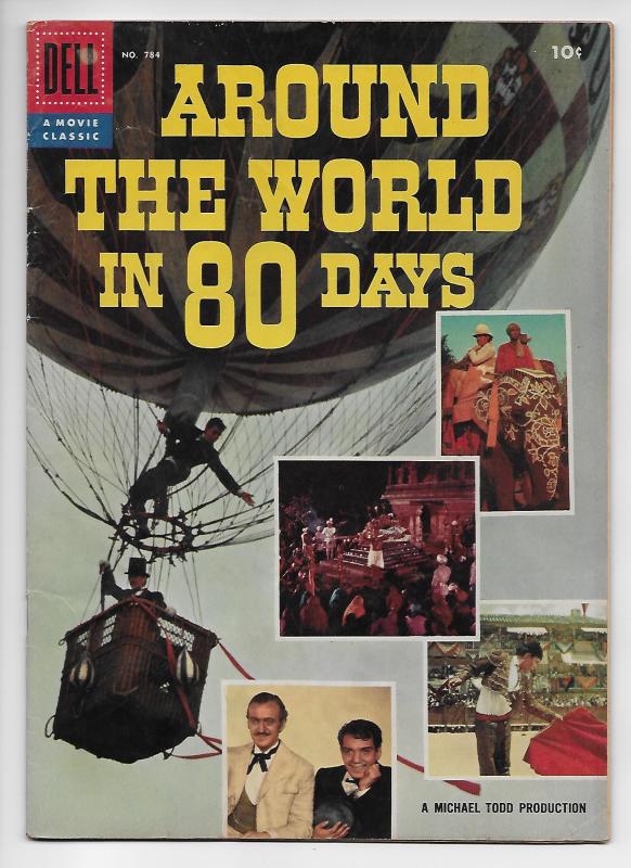 Around the World in 80 Days - Silver Age Movie Classic (Dell, 1962) - VG/FN