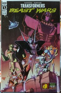 Transformers: Beast Wars #1 NM CVR A JOSH BURCHAM Optimus Primal (Ron Perlman)