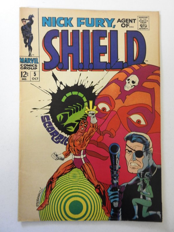 Nick Fury, Agent of SHIELD #5 (1968) VG/FN Condition!