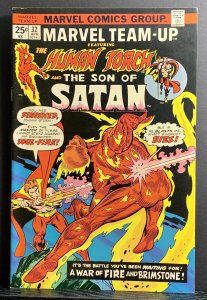 Marvel Team-Up #32 (1975) Human Torch & The Son of Satan FN/VF