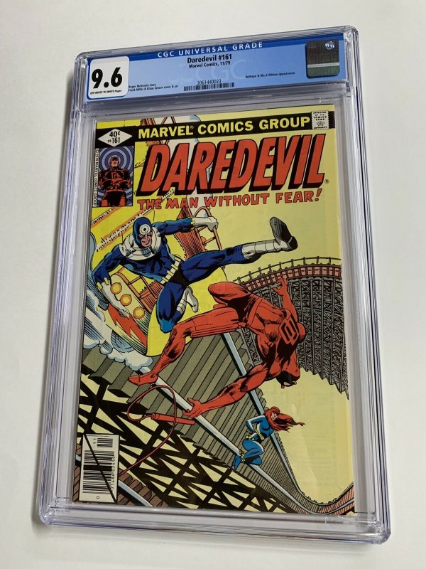 Daredevil 161 Cgc 9.6 Ow/w Pages Bullesye Frank Miller Marvel 2061440023