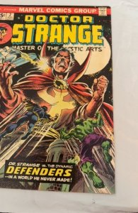 Doctor Strange #2 (1974) and defenders crossover foxxing/tanning mid grade