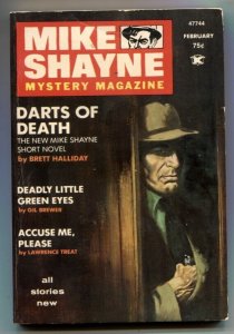 Mike Shayne Mystery February 1975 Darts Of Death