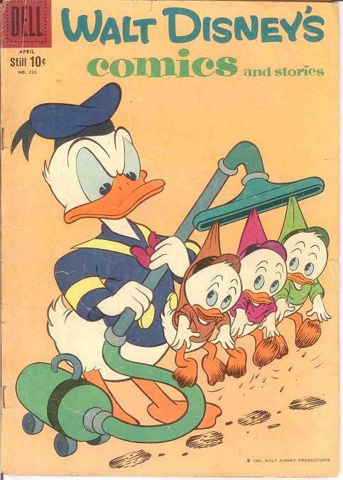 WALT DISNEYS COMICS & STORIES 235 G-VG   April 1960 COMICS BOOK