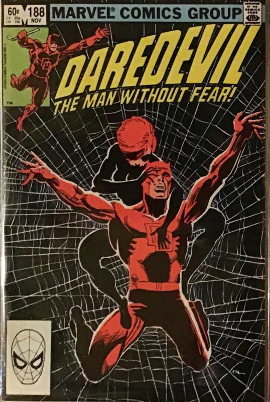 FRANK MILLER DAREDEVIL #186-189 ALL FINE/VF+ CONDITION 4 BOOK LOT