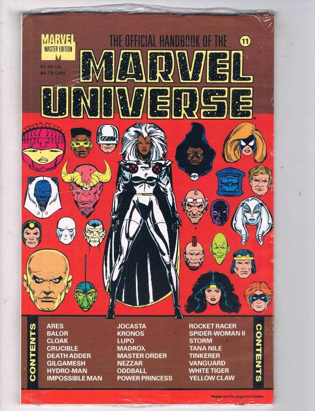 The Official Handbook Of The Marvel Universe Master Edition #11 FN DE43 TW14