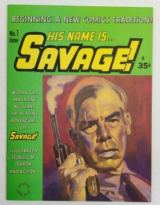 His Name is Savage #1 1968 Vtg Comic Graphic Novel Lee Marvin Gil Kane - NM