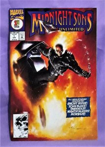 Ghost Rider MIDNIGHT SONS UNLIMITED #1 & #3 Morbius Spider-Man (Marvel, 1993)!
