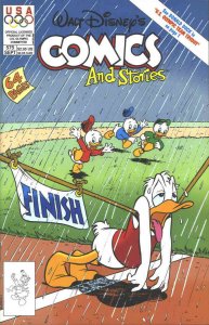 Walt Disney's Comics and Stories #575 FN ; Disney | Olympics Donald Duck