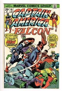 CAPTAIN AMERICA 181 F/VF 7.0 1st NEW CAPTAIN AMERICA;2nd NOMAD!