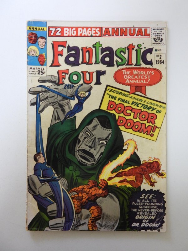 Fantastic Four Annual #2 (1964) VG condition see description