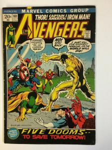 AVENGERS 101 VG July 1972 Harlan Ellison script