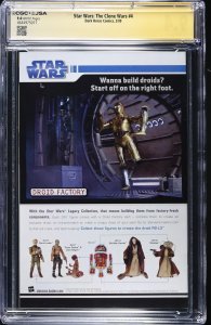 Star Wars: The Clone Wars #4 (2/09) signed by James Arnold Taylor Graded CGC 9.4