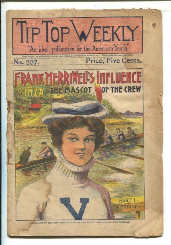 Tip Top Weekly #204 3/10/1900-Frank Merriwell's Influence by Bart L. Standish...