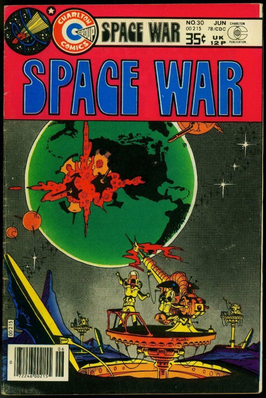 Space War #30 1978- Charlton Comics- FN