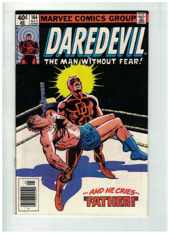 DAREDEVIL 164 VG-F May 1980 Miller classic