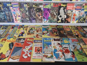 Huge Lot 150+ Silver/Bronze Comics W/ Thor, Boris Karloff, Casper, Hulk, Archie+