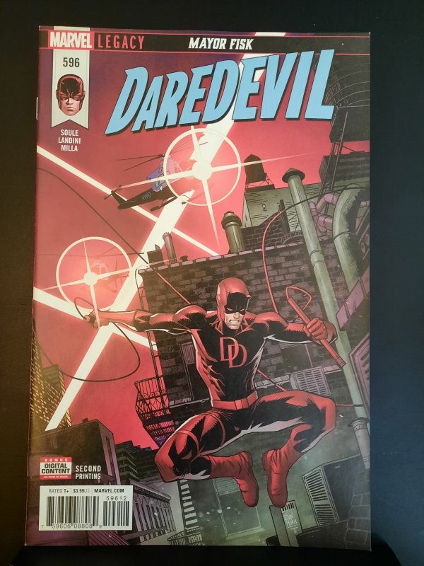 Daredevil #596 (2018) VF+ 2ND PRINT