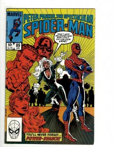 Spectacular Spider-Man # 89 NM Marvel Comic Book Punisher Goblin Black Cat UD1