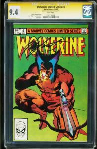 WOLVERINE LIMITED SERIES #4-CGC SS 9.4 -CHRIS CLAREMONT - 1187236008